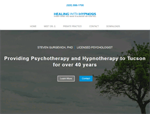 Tablet Screenshot of healingwithhypnosis.com